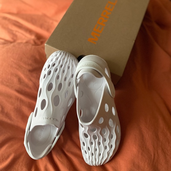 NWB Womens 8.5 Merrell White Hydromocs - Picture 7 of 13